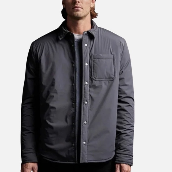 James Perse Yosemite Jacket Size 2 Plaid Lined Performance Blue Stretch - Picture 1 of 6